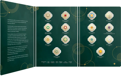 2023 Royal Australia Mint 35th Anniversary Of The Two Dollar $2 14 Coin Set