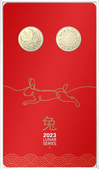 2024-2012 Royal Australian Mint Lunar Year of the Dragon $1 13 carded coin collection