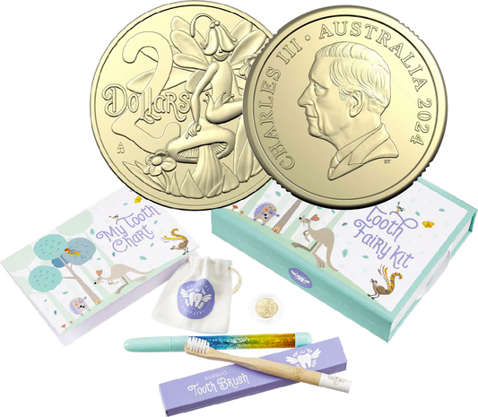 2024 Royal Australian Mint Tooth Fairy $2 Unc Coin Kit