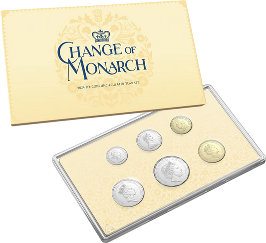 2024  Royal Australian Mint Change of Monarch Year MintSet