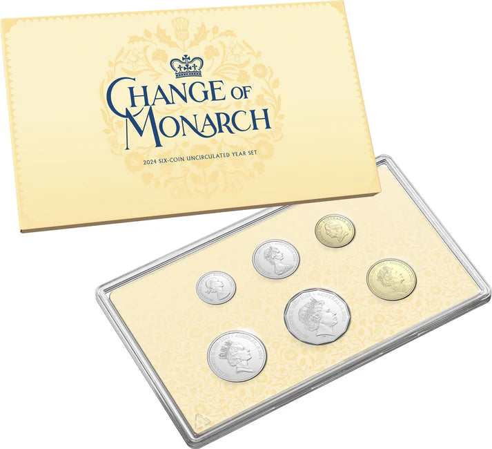 2024  Royal Australian Mint Change of Monarch Year MintSet