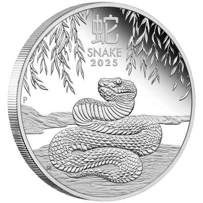 2025 Australian Lunar Series III Year of the Snake 1oz Silver Proof Coin