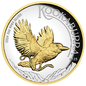 2024 PerthMint Australian KOOKABURRA 2oz Silver Gilded Coin