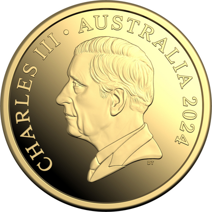 2024 RAM KANGAROO SERIES Desert Life $10 1/10th oz Gold proof coin