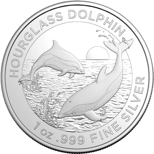 2024 Royal Australian Mint Dolphin Hourglass $1 1oz Silver Investment