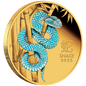 Australian Lunar Series III 2025 Year of the Snake 1oz Gold Proof Coloured Coin