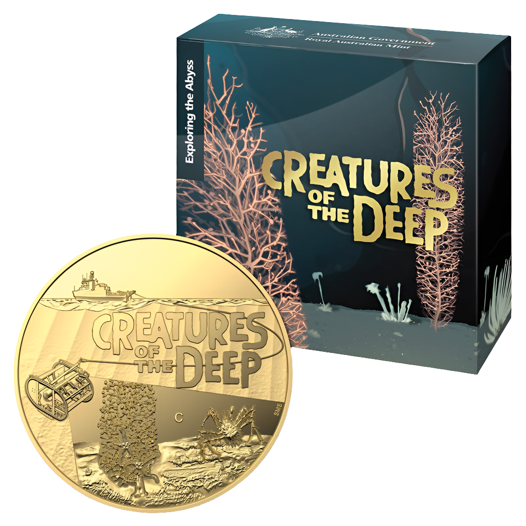 2023 RAM Creatures Of The Deep 10$ Gold Proof Coin