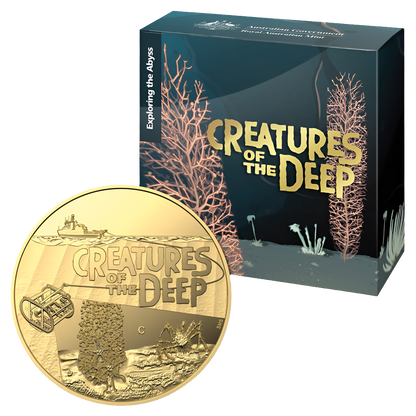 2023 RAM Creatures Of The Deep 10$ Gold Proof Coin