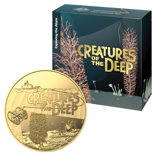 2023 RAM Creatures Of The Deep 10$ Gold Proof Coin