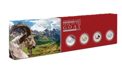 2015 PerthMint Australian Lunar Series II Year of the Goat Typeset Collection