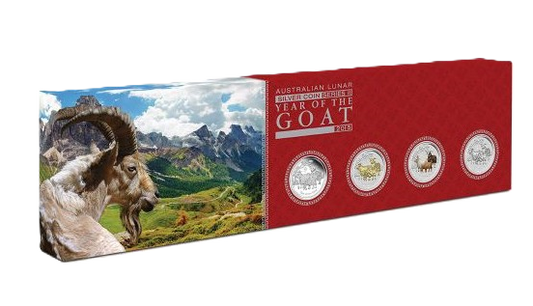 2015 PerthMint Australian Lunar Series II Year of the Goat Typeset Collection