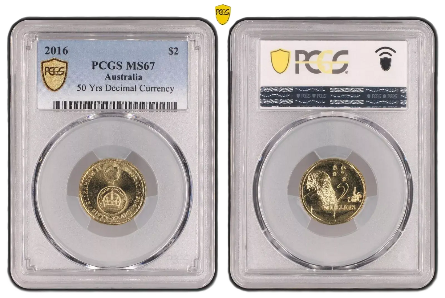 2016 PCGS MS67 graded $1 ChangeOver coin