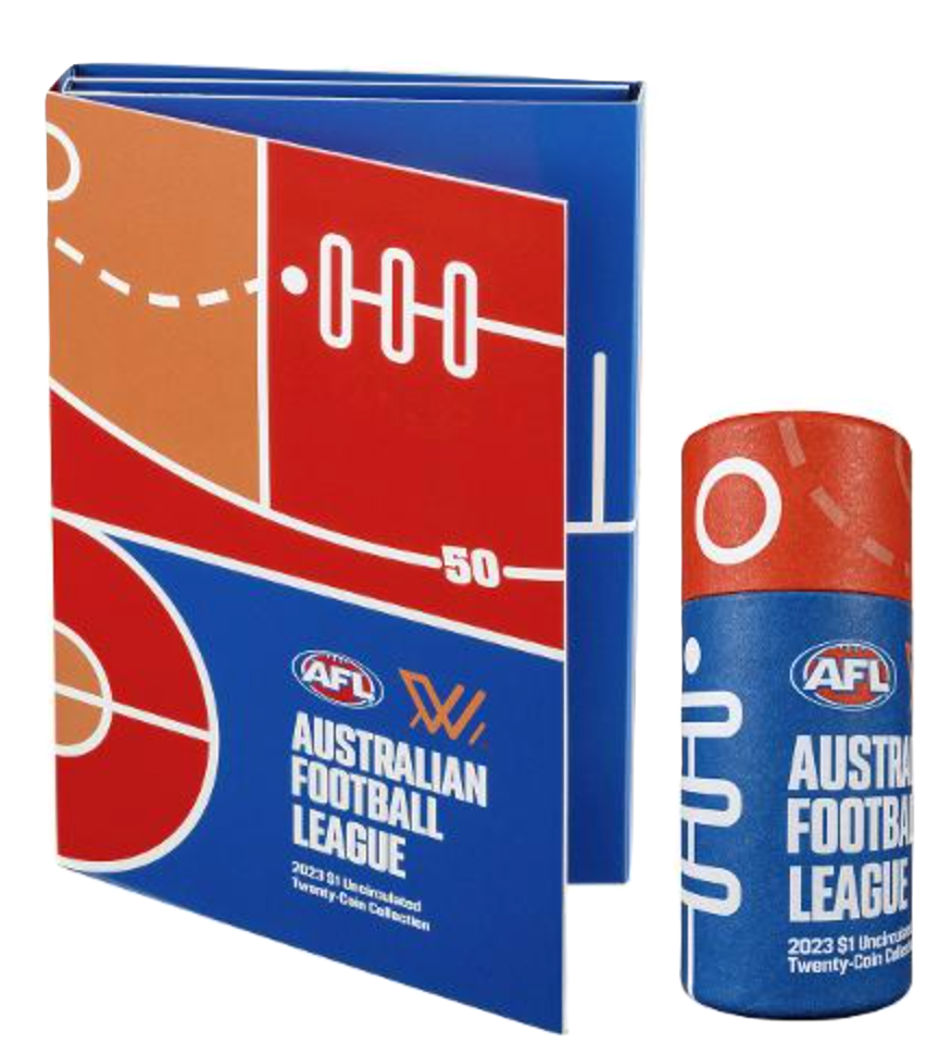 2023 Royal Australian Mint - AFL Coins in Unopened Tube