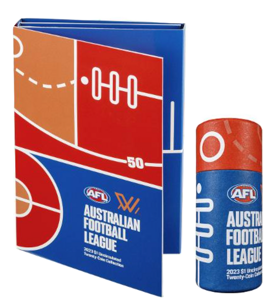 2023 Royal Australian Mint - AFL Coins in Unopened Tube