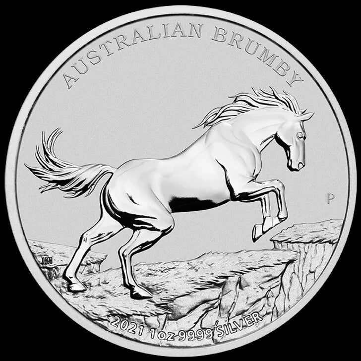 2020-24 Australian Brumby 1oz Silver 5 Coin Collection