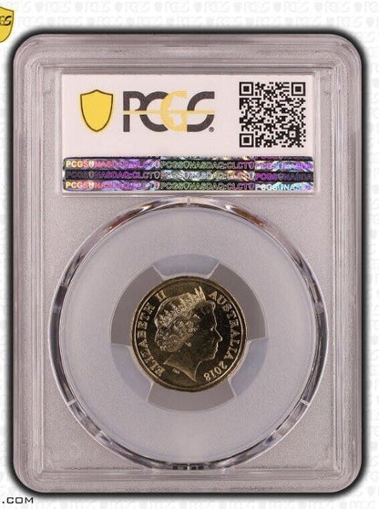 2018 PCGS MS68 graded $2 Armistice Centenary Poppy C Mintmark coin