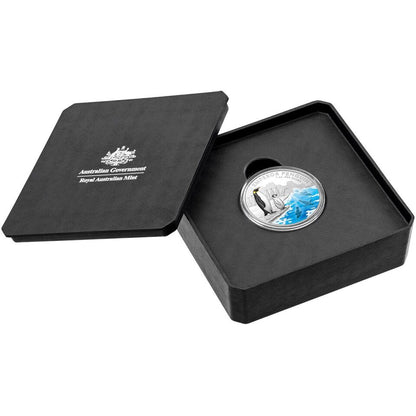 2023 Royal Australian Mint Emperor Penguin $5 Coloured Silver Proof Coin