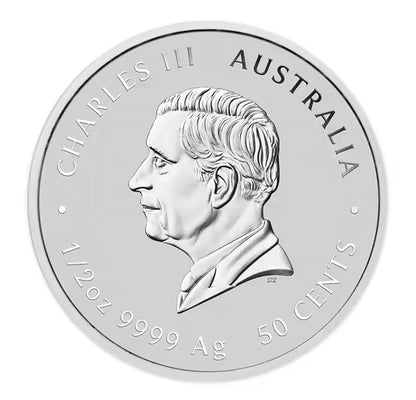 2024 Australian Lunar III Snake 1/2oz Silver Coloured Coin