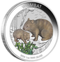 2024 Australian Wombat 2024 1oz Silver Coloured Coin in Card